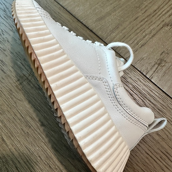 dolce vita Leather Platform Sneakers Size 7 White - Picture 8 of 9